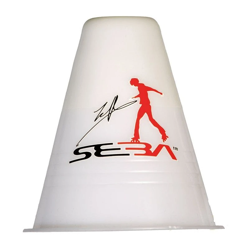 Seba Dual Density Freestyle Slalom Cones - White 1 Seba Dual Density Freestyle Slalom Cones - White