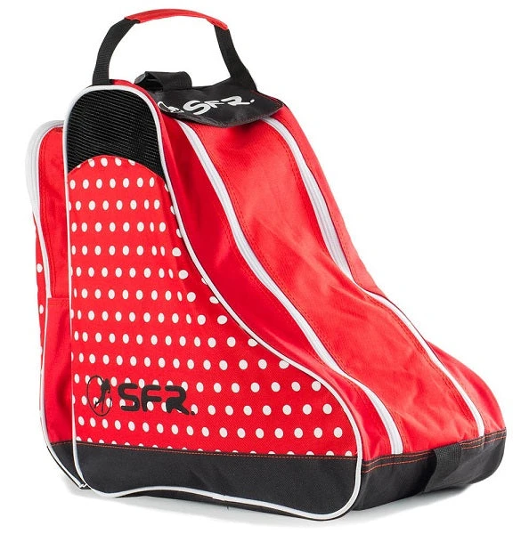 SFR Designer Skate Bag - Red Polka 1 SFR Designer Skate Bag - Red Polka