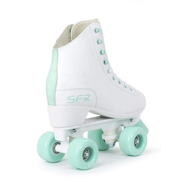 SFR Figure Roller Skates - White/Green 2 SFR Figure Roller Skates - White/Green - Image 2