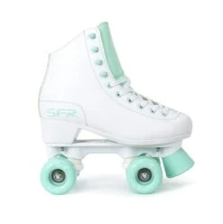 SFR Figure Roller Skates - White/Green 5 SFR Figure Roller Skates - White/Green -Urban Rollers sfr figure roller skates white green side