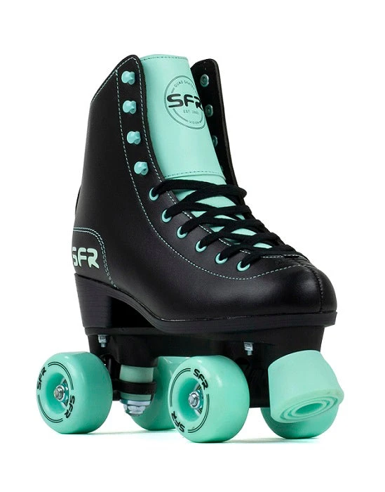 SFR Figure Roller Skates - Black/Mint 1 SFR Figure Roller Skates - Black/Mint