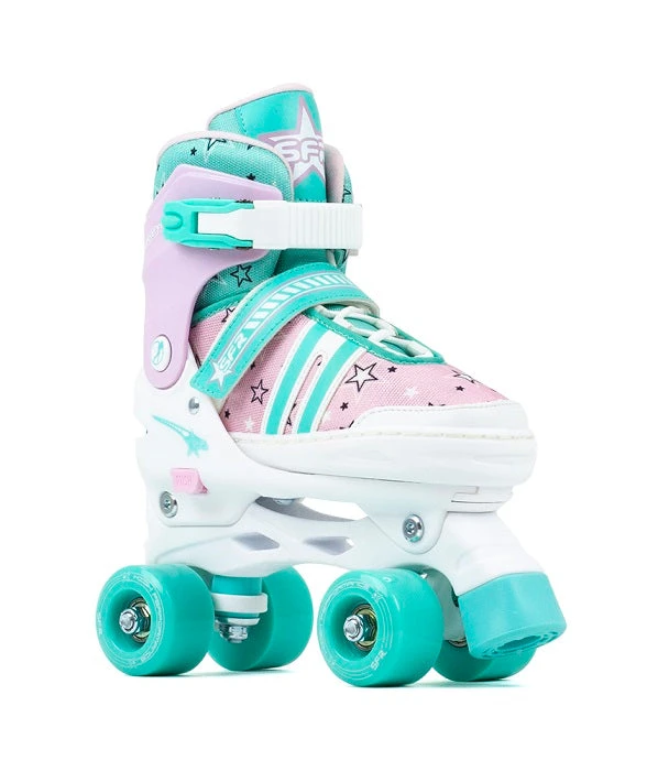 SFR Spectra Adjustable Roller Skates - Pink/Green 1 SFR Spectra Adjustable Roller Skates - Pink/Green