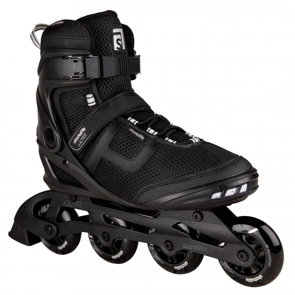 Skatelife Aztec Inline Skates - Black/Silver 1 Skatelife Aztec Inline Skates - Black/Silver