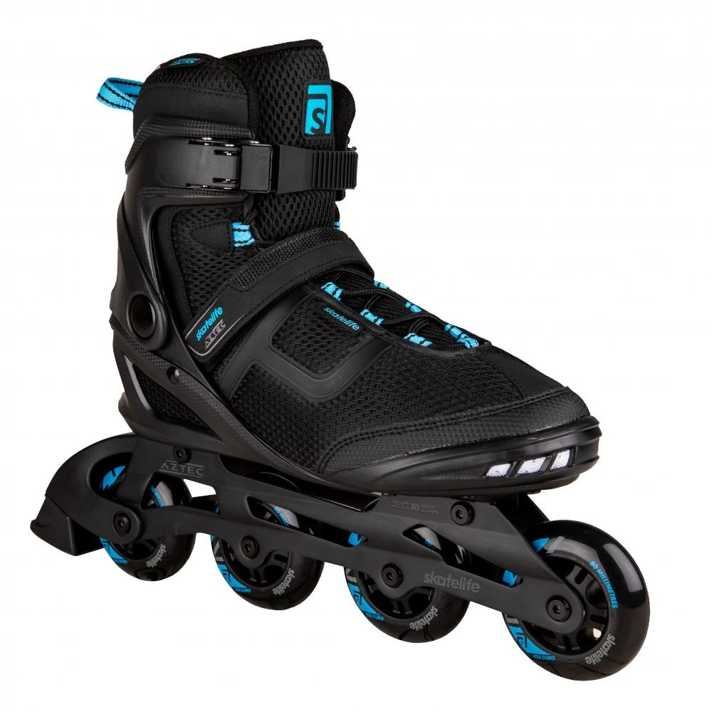 Skatelife Aztec Inline Skates - Black/Blue 1 Skatelife Aztec Inline Skates - Black/Blue