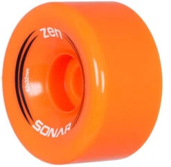 Sonar Zen Orange Quad Roller Skate Wheels 62mm - Set Of 4