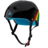 Triple 8 Sweatsaver Helmet - Black Rainbow Sparkle 7 Triple 8 Sweatsaver Helmet - Black Rainbow Sparkle -Urban Rollers triple 8 sweatsaver helmet black rainbow sparkle