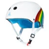 Triple 8 Sweatsaver Helmet - White Rainbow Sparkle 6 Triple 8 Sweatsaver Helmet - White Rainbow Sparkle -Urban Rollers triple 8 sweatsaver helmet rainbow sparkle white