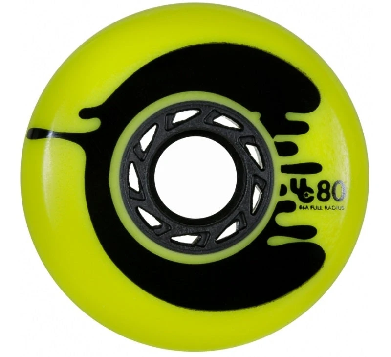 Undercover Cosmic Rosche Yellow Wheels Full Radius 80mm 86a - Set Of 4 1 Undercover Cosmic Rosche Yellow Wheels Full Radius 80mm 86a - Set Of 4