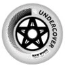 Undercover Raw White Wheels Bullet Radius 100mm 85a - Set Of 8 -Urban Rollers undercover raw white wheels bullet radius 100mm 85a