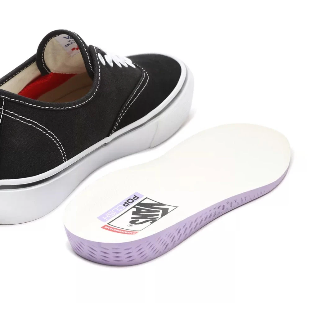 Vans Skate Authentic Shoes - Black/White 3 Vans Skate Authentic Shoes - Black/White - Image 3