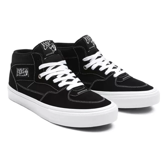 Vans Skate Half Cab Shoes - Black/White 2 Vans Skate Half Cab Shoes - Black/White - Image 2