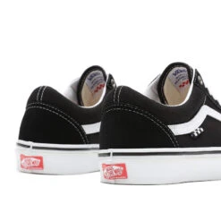 Vans Skate Old Skool Shoes - Black/White 7 Vans Skate Old Skool Shoes - Black/White -Urban Rollers vans skate old skool shoes black white back 1