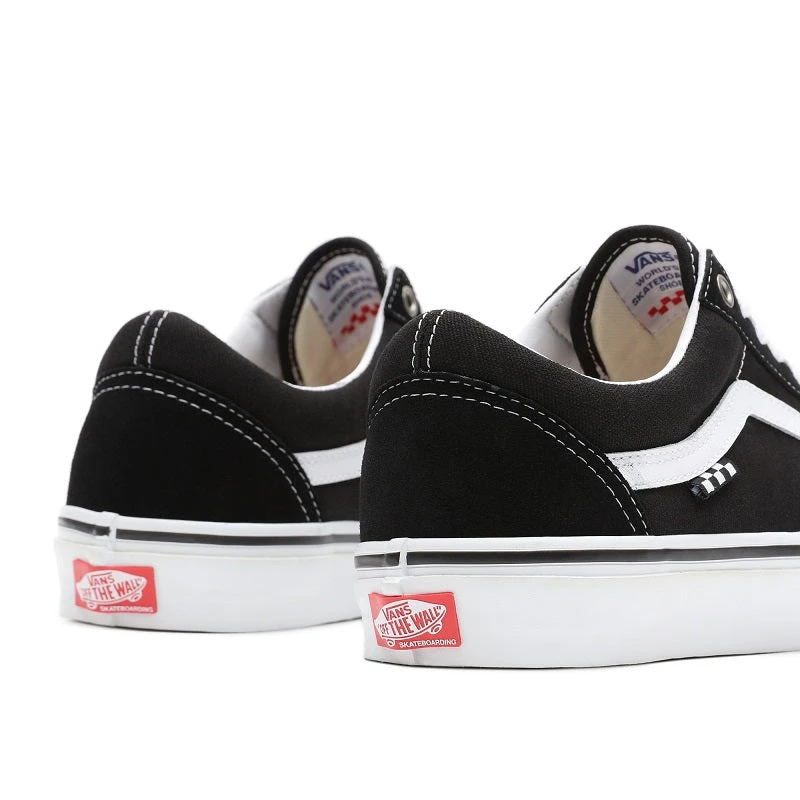 Vans Skate Old Skool Shoes - Black/White 3 Vans Skate Old Skool Shoes - Black/White - Image 3