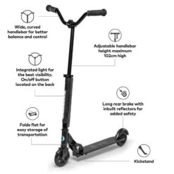 Micro Sprite Deluxe Scooter - Black 7 Micro Sprite Deluxe Scooter - Black -Urban Rollers zn4gs5Xh