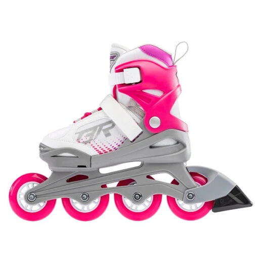 Urban Rollers -Urban Rollers bladerunner phoenix adjustable kids skates white fuchsia inside 510x509 1